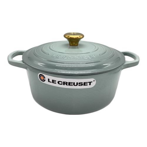 LE CREUSET (ルクルーゼ) 両手鍋 シーソルト ココット・ロンド