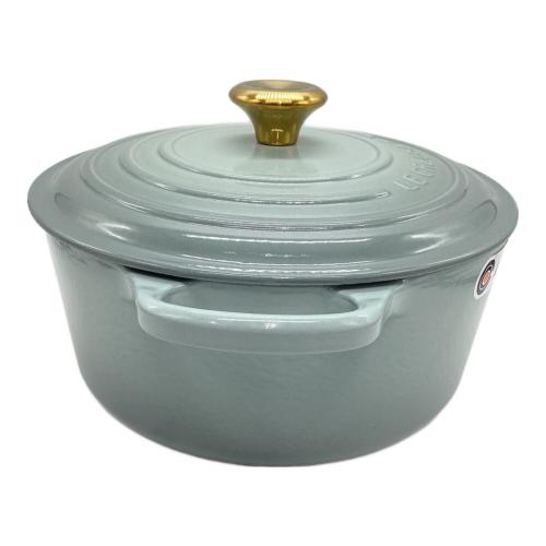 LE CREUSET (ルクルーゼ) 両手鍋 シーソルト ココット・ロンド