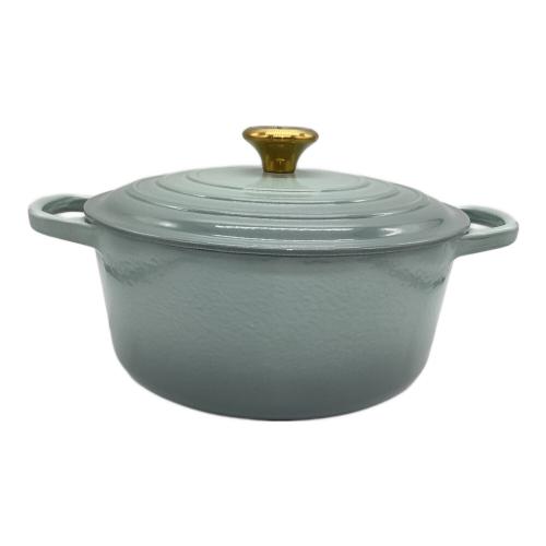 LE CREUSET (ルクルーゼ) 両手鍋 シーソルト ココット・ロンド