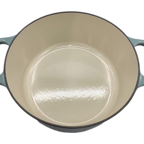 LE CREUSET (ルクルーゼ) 両手鍋 シーソルト ココット・ロンド