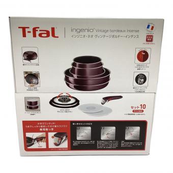 T-Fal (ティファール) フライパン L43992 ガス火用 ボルドー インジニオ・ネオ ヴィンテージボルドー・インテンス セット10