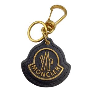 MONCLER (モンクレール) キーホルダー ブラック×ゴールド
