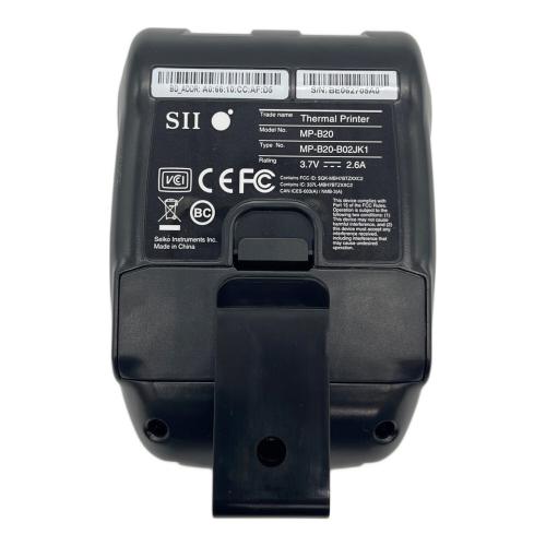 SII (セイコーインスツル) モバイルプリンタ MP-B20