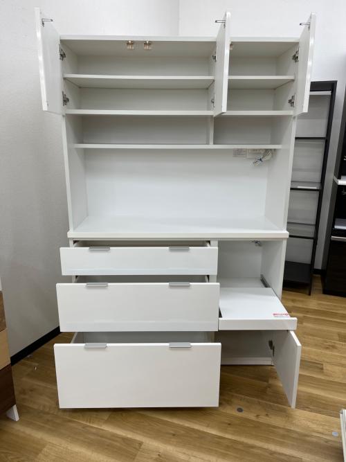 ニトリ レンジボード 120KB-WH ホワイト エトナ