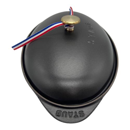 Staub (ストウブ) シャロー オーバルホットプレート 31cm ブラック