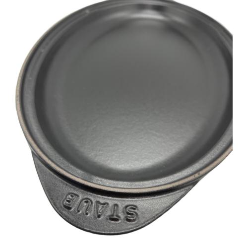 Staub (ストウブ) シャロー オーバルホットプレート 31cm ブラック