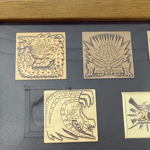 額装ピンズセット モンスターハンター20周年 大狩猟展