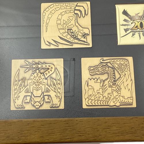 額装ピンズセット モンスターハンター20周年 大狩猟展