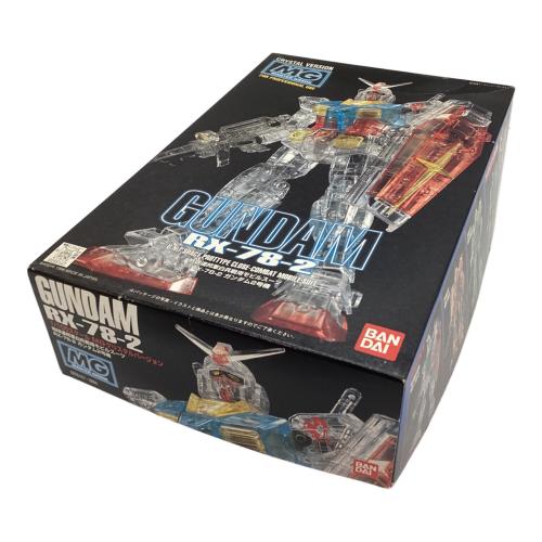 BANDAI (バンダイ) RX-78-2 ガンプラ 箱ダメージ MGクリスタルバージョン