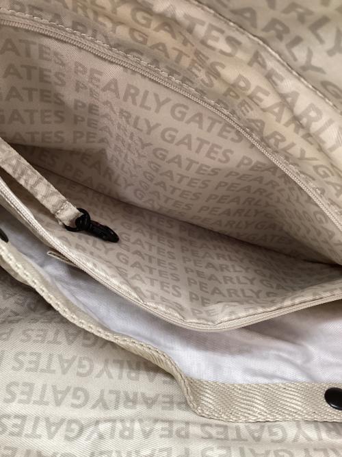 PEARLY GATES (パーリーゲイツ) ゴルフバッグ ロッカーバッグ ベージュ