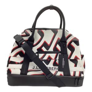 J. LINDEBERG (ジェイリンドバーグ) ゴルフバッグ 073-89902  BRIDGE WAVE WHITE Boston Print Holdall
