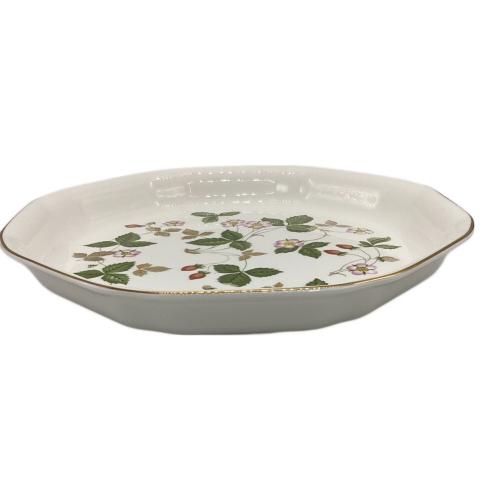 Wedgwood (ウェッジウッド) プレート オクタゴナルディッシュ L ワイルドストロベリー