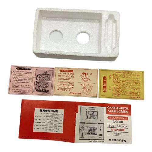 Nintendo (ニンテンドー) GAME&WATCH DM-53