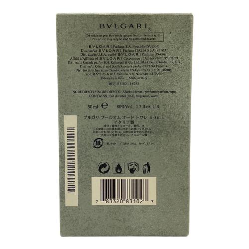BVLGARI (ブルガリ) オードトワレ 50ml 残量80%-99% プールオム