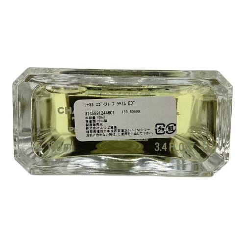 CHANEL (シャネル) オードトワレ 100ml 残量80%-99% エゴイスト プラチナム