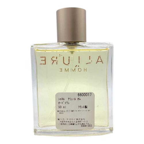 CHANEL (シャネル) オードトワレ 50ml 残量80%-99% アリューム オム