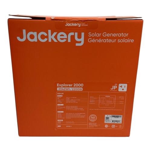 Jackery (ジャクリ) ポータブル電源 JE-2000D