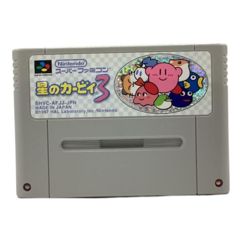 星のカービィ3 スーパーファミコン用ソフト -