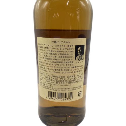 ニッカ 竹鶴 ウイスキー ピュアモルト 700ml