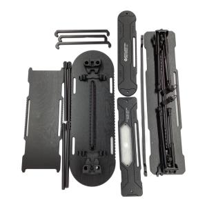 ON-U LIFE (オンユー ライフ) アウトドアテーブル セット ブラック Gear Style Table