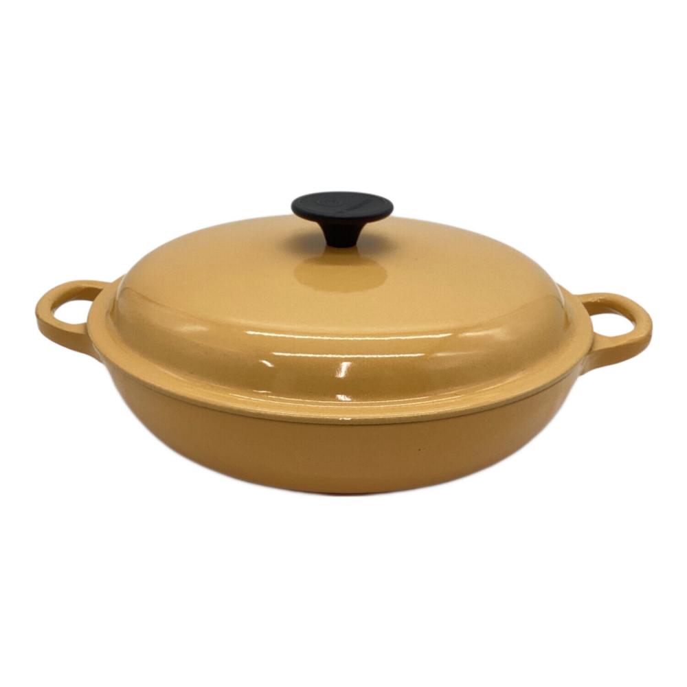 LE CREUSET (ルクルーゼ) 両手鍋 SIZE 26cm カモミール ビュッフェ