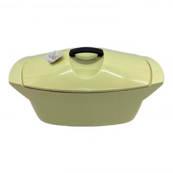 LE CREUSET (ルクルーゼ) 鍋 05181 レイモンド・ローウィ SIZE 28cm イエロー Coquelle(コケル)