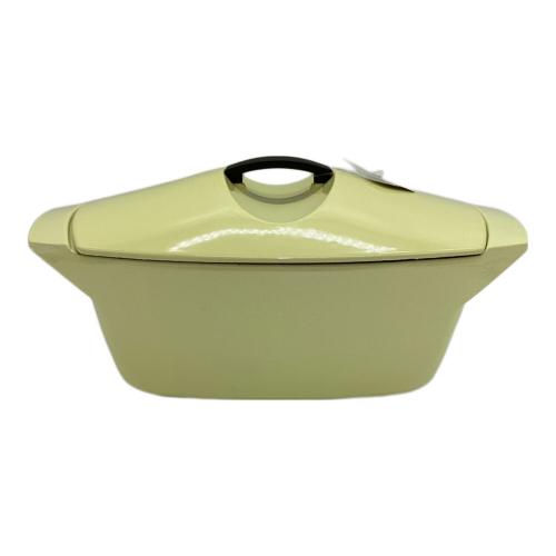 LE CREUSET (ルクルーゼ) 鍋 05181 レイモンド・ローウィ SIZE 28cm イエロー Coquelle(コケル)