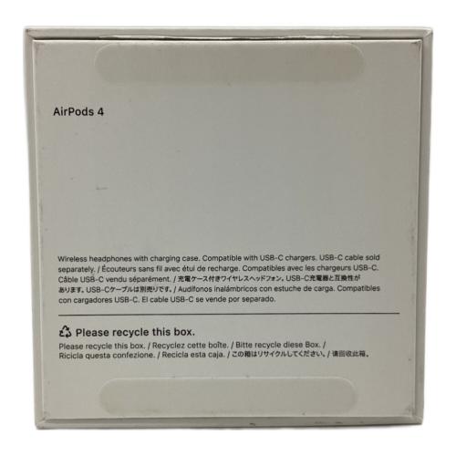 Apple (アップル) AirPods(第4世代) MX63J/A