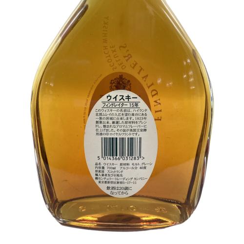 フィンドレイター スコッチウイスキー 15年 700ml
