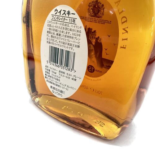 フィンドレイター スコッチウイスキー 15年 700ml