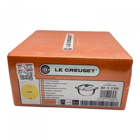 LE CREUSET (ルクルーゼ) 両手鍋 TRACOC RD 18 レモン ココット