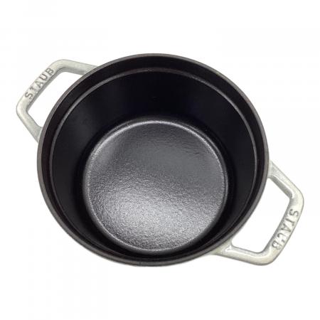 Staub (ストウブ) 鍋 グレー ピコ・ココット ラウンド16cm｜トレファク