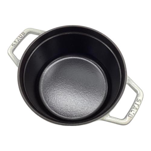 Staub (ストウブ) 鍋 グレー ピコ・ココット ラウンド16cm