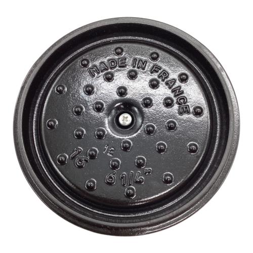 Staub (ストウブ) 鍋 グレー ピコ・ココット ラウンド16cm