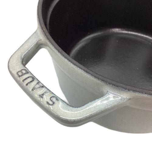 Staub (ストウブ) 鍋 グレー ピコ・ココット ラウンド16cm