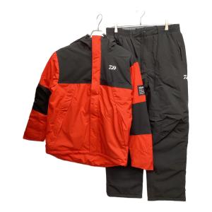 DAIWA (ダイワ) ウィンタースーツ DW-3522 メンズ SIZE L ブラック×レッド