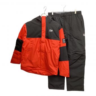 DAIWA (ダイワ) ウィンタースーツ DW-3522 メンズ SIZE L ブラック×レッド