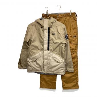 DAIWA (ダイワ) ウィンタースーツ DW-3521 メンズ SIZE L ベージュ×ブラウン