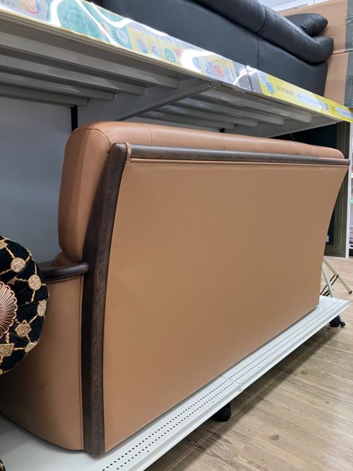 浜本工芸 (ハマモトコウゲイ) 3人掛けソファー ブラウン