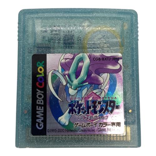 ゲームボーイカラー用ソフト ポケットモンスタークリスタルバージョン -