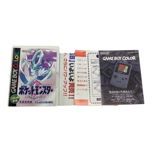 ゲームボーイカラー用ソフト ポケットモンスタークリスタルバージョン -