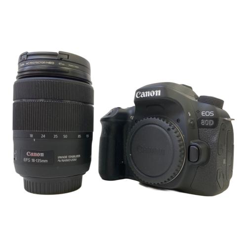 CANON (キヤノン) デジタル一眼レフカメラ EOS 80D 18-135mm/F3.5-5.6 IS USM