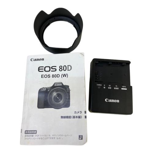 CANON (キヤノン) デジタル一眼レフカメラ EOS 80D 18-135mm/F3.5-5.6 IS USM