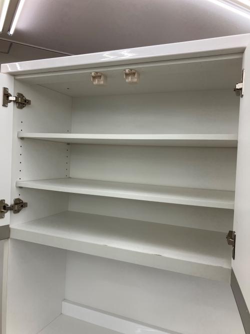 ニトリ レンジボード ホワイト 3枚扉 UP LIGARE TH 120KB WH