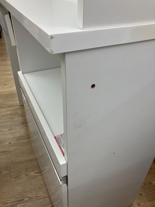 ニトリ レンジボード ホワイト 3枚扉 UP LIGARE TH 120KB WH