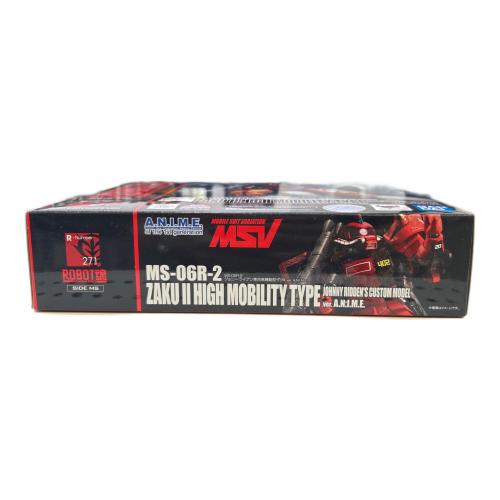 BANDAI (バンダイ) ガンプラ 『機動戦士ガンダム』[BANDAI SPIRITS] MS-06R-2 ジョニー・ライデン専用高機動型ザクII ver. A.N.I.M.E. ROBOT魂 <SIDE MS>