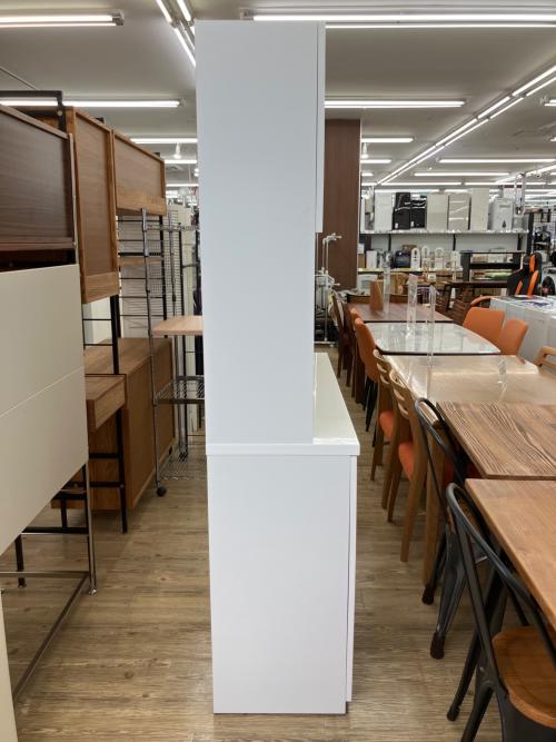 ニトリ レンジボード ホワイト 46 3枚扉 エトナ