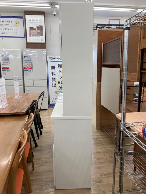 ニトリ レンジボード ホワイト 46 3枚扉 エトナ