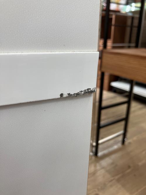 ニトリ レンジボード ホワイト 46 3枚扉 エトナ