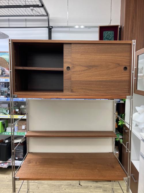 無印良品 (ムジルシリョウヒン) ユニットシェルフ 62 ブラウン×シルバー